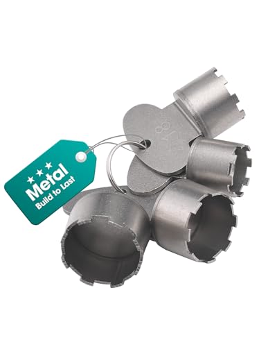 4 Pieces 304 Stainless Steel Faucet Aerator Key Aerator Removal Tool with 4 Sizes (M24 M21.5 M18.5 M16.5) Compatible with Cache Fauce