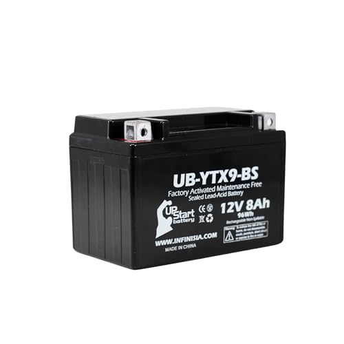 12V 8Ah YTX9-BS Replacement for EU3000IS Battery - Compatible with 3000 Generator Battery Inverter...