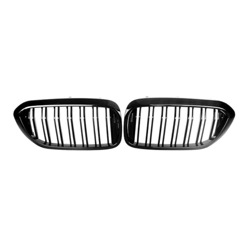 Rejilla Delantera Coche Parrilla Delantero Compatible Con G30 F90 Touring G31 Serie 5 2016-2020 51137390863 51137390864 51137390865 Negro Brillante Rejilla Parrilla Delantera