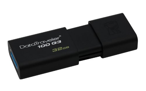 Kingston DataTraveler 100 G3-DT100G3/32GB USB 3.0, PenDrive, 32 GB, 1 Pezzo, Nero