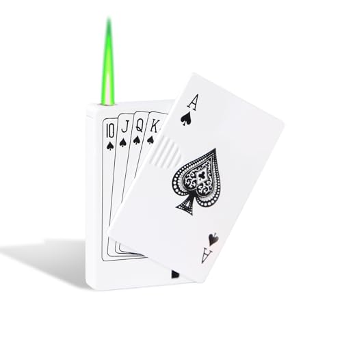 Encendedor Jet Torch diseño Ace of Spades blanco miniatura 1