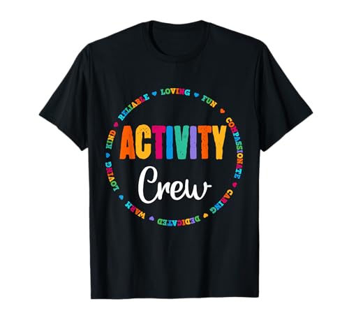 Funny Activity Director Gifts For Women & Men Unisex Adults Black Small Crew Neck Short Sleeve Classic Fit T-Shirt