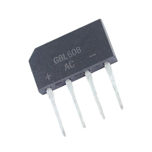 Pont redresseur GBL608 durable GBL6K 6A 800V pour ingénierie de précision