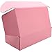 Lmuze 7x5x2 inches Small Shipping Boxes Set of 50 - Pink Mailer Corrugated Cardboard Boxes for Shipping Packaging Mailing Products