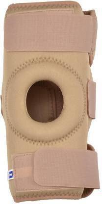 Functional Knee Support Joint Protection Open Hinge Knee Brace Knee Support Knee Support (Beige) (MEDIUM)