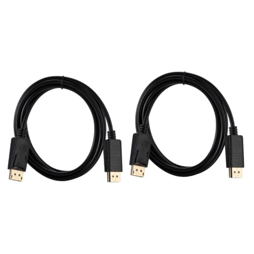 balacoo 2pcs 1.8m Cable to Nickel-Plated for Pc/Laptop High Definition Video Audio Transfer