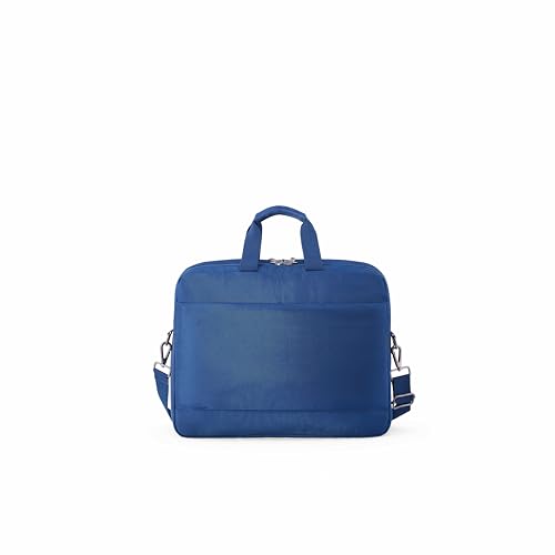 Image of American Tourister Luxe Biz | 16 Ltrs | 2 Compartments | Detachable & Adjustable Strap | Medium Briefcase | 1 Year International Warranty | Blue