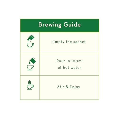 Image of Calcutta Chai Co - Ginger Chai | Instant Tea Premix | 15 Sachets | 210g | Made with Assam Tea | Added Natural Spices | Low Sugar