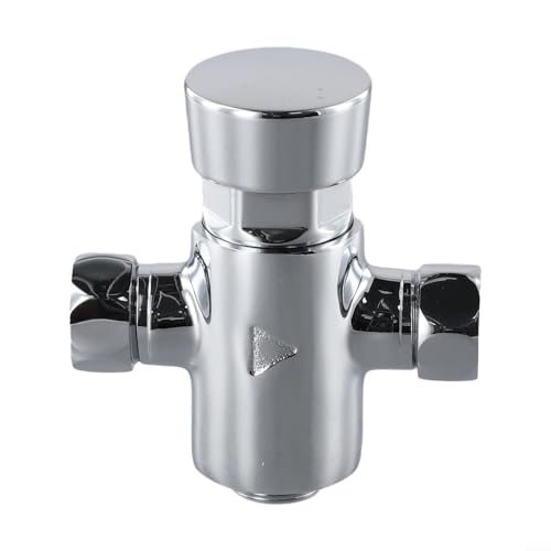 Vanne de douche chromée avec mécanisme non concussif durable