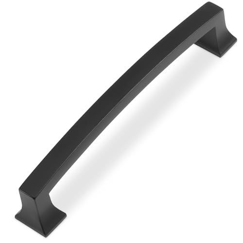 COTYKILEY 10 Pack 5 Inch(128mm) Matte Black Cabinet Handles Black Kitchen Cabinet Pulls Cabinet Door Handles Kitchen Cabinet Hardware Cupboard Drawer Pulls Dresser Handles by COTYKILEY - Used condition - US$22.72