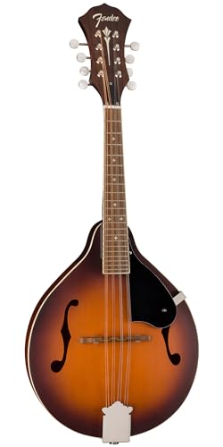 Fender Paramount PM-180E Mandolin Aged Cognac Burst Bundle with Gig Bag, Tuner, Strings, and Picks - Image 4