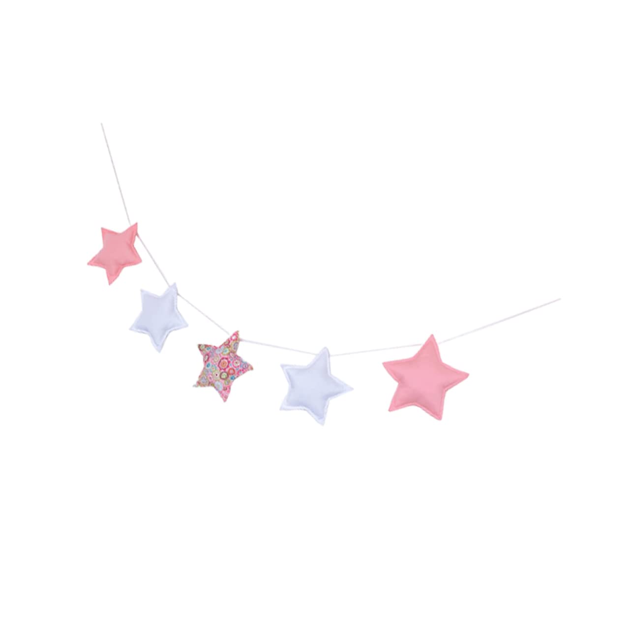 Guirnalda de estrellas colgante para fiestas de cumpleaños y dormitorios infantiles