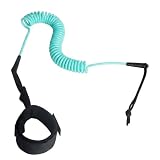 Yuwnd 10 Füße SUP Leash, Einziehbar Adjustable 360° Wirbelgelenk Langlebig