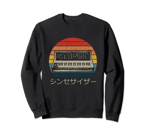 Sintetizador de música retro modular analógico Sudadera