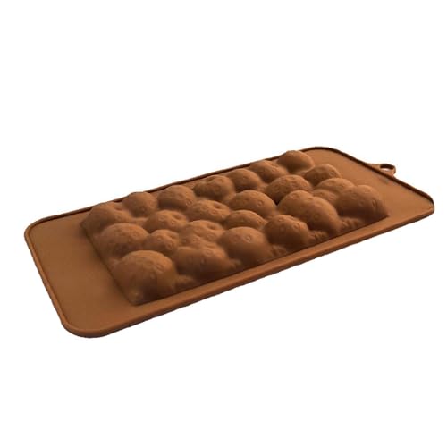 Molde de silicona de fresa para chocolate, fresa y chocolate, moldes multifuncionales | Molde de silicona para tartas, fondant, gelatina, golosinas de pastel, molde para hornear, pudín antiadherente
