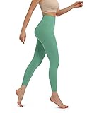 ODODOS Women's 7/8 Side Pocket Yoga Leggings, High Waisted Workout Leggings 25' Inseam, Jade,...