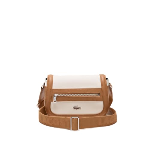 Image of Lacoste womens Flap Crossover Crossbody Bag