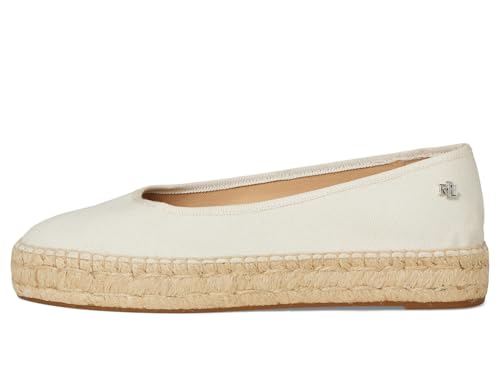 Lauren Ralph Lauren Women's Luize Canvas Ballet Espadrille Flat4