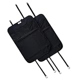 Gorla Gear Black Heavy Duty Kick Mats Back Seat Protector 2 Pack Car Seat Organizer Protection from