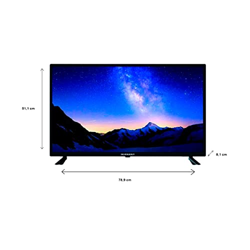 SCHNEIDER-LED39SC410K-Televisor-LED-de-39-pulgadas-HD-HDMI-USB-20-Sintonizador-DVB-TT2C-Funcion-PVR-Modo-Hotel-negro