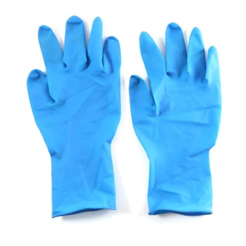 Image of R.O.H.C ROHC Dishwashing Hand Gloves Non Scratch Wire, Waterproof Home Kitchen Utensils Cleaning Gloves for Washing Dish Easy Rinsing, Reusable Cleans Dishes Pots, Pans, Sinks (BLUE)