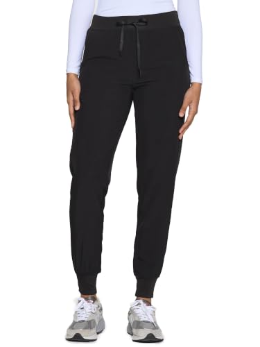 Image of COZYFIT Womens Scrub Pants - Soft Stretch Yoga Style with 5 Pockets, Slim Fit Jogger Scrubs Pants for Women