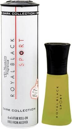Al Nuaim EXCL Series (Aluminium Pack) Non Alcoholic Attar 6 ml long Lasting Perfume Oil (Buy 2 Get 1 Free) (Royle Black)