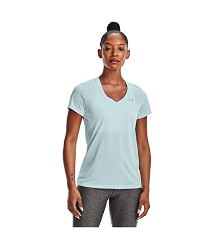 Image of Under Armour Womens Tech V-Neck Twist Short-Sleeve T-Shirt