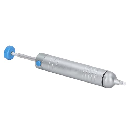 Solder Sucker Desoldering Pump, Solder Sucker No Clog Tool, Strong Vacuum Aluminum Alloy Strong Suction Auto Rebounding Detachable Solder Removal Tool