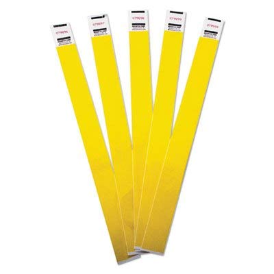 Bracelets numérotés jaune lot de 500 festival concert et soirée événementielle