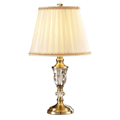 Lampe de table américain continental cristal pour accueil hôtel