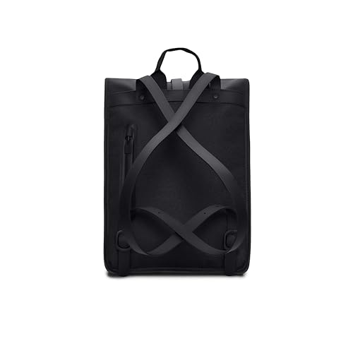 Image of RAINS Rolltop Rucksack Mini - Waterproof Backpack, Chest Strap, 3.4 Gal
