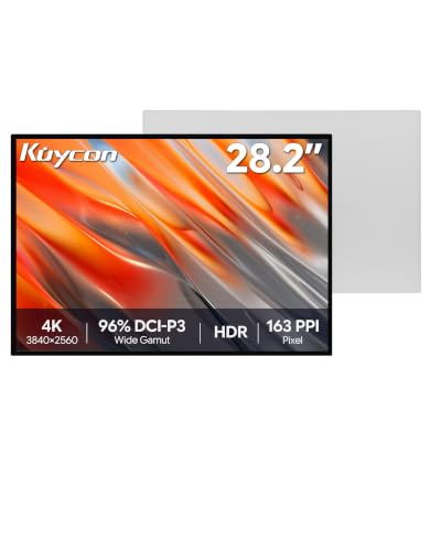Image of P10 28'' UHD 4K (3840x2560) Glossy Monitor, IPS Panel, 8-Bit Color, 99% sRGB, 96% DCI-P3, 60Hz, HDR, 163PPI, 1200:1 Contrast, Eye Care (Minimalist - Without Stand)