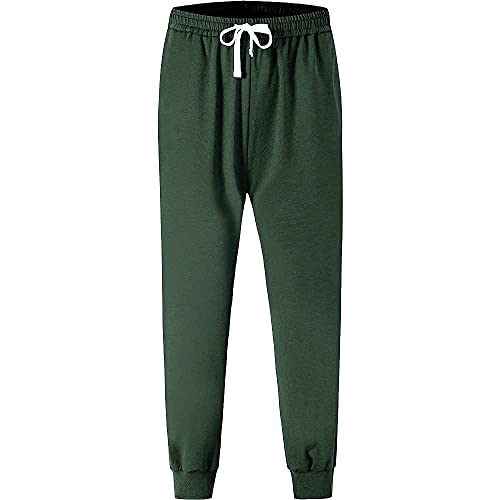 Ltifone Sweatpants For Men With Pockets, Lightweight Baggy Mens Jogger Pants，Drawstring Casual Army Green #TOP6