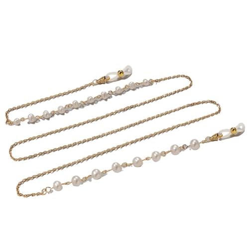 Collier de perles pour lunettes de soleil anti-perte cordon élégant