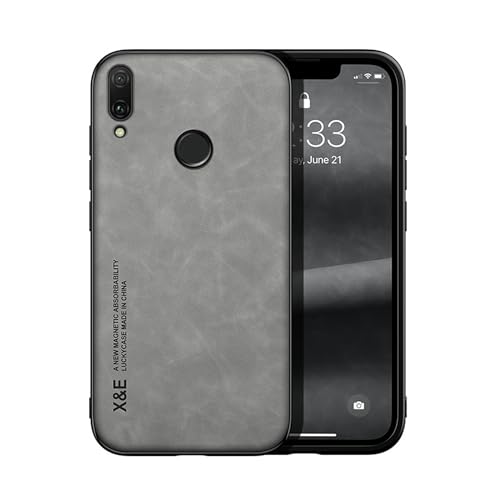 Lucyliy hülle Für Huawei Enjoy 9 Plus Hülle Hülle Handyhülle Schutzhülle Hautfre&liche Berührung, integrierter Magnetismus, Fallschutz Light Grey