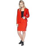 2 PIEZAS: El vestido contiene una chaqueta forrada (blazer) y una falda lápiz. La falda tiene una cinturilla elástica para un ajuste perfecto.