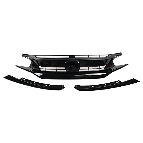 Calandre Maille Capot Voiture Civic : Remplacez votre grille supérieure cassée 2016-2018