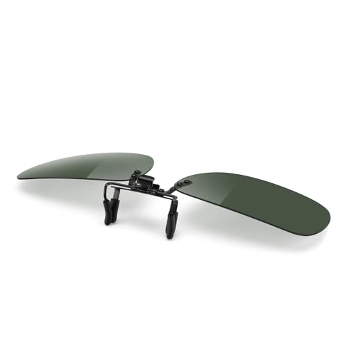 Image of MERRY'S Polarized Clip on Sunglasses Flip Up Metal Clip Attachments for Prescription Glasses