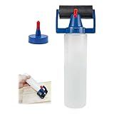 LNGJIN BottigliaApplicatore a Rullo di Colla, Universale Applicatore Colla Manuale, Portatile Rullo Adesivo