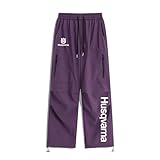 Zolito Pantalones Mujer H.u.s.q.v.a.r.n.a, Transpirables al Aire Libre, Deporte para Montaña Trekking Senderismo, Trabajo(Purple,L)