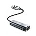 Price comparison product image TECKNET USB C to Ethernet Adapter, Aluminum Ethernet to USB C RJ45 Gigabit Wired Network Adapter for Gaming, Portable Type-C Thunderbolt 1000Mbps LAN Enternet Adapter for MacOS, Windows 10/11 and More