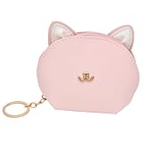 ポーチ 化粧ポーチ 可愛い 小さめ 小さい 小物入れ 小銭入れ ミニ猫 ねこ ネコ【キャットピンク】