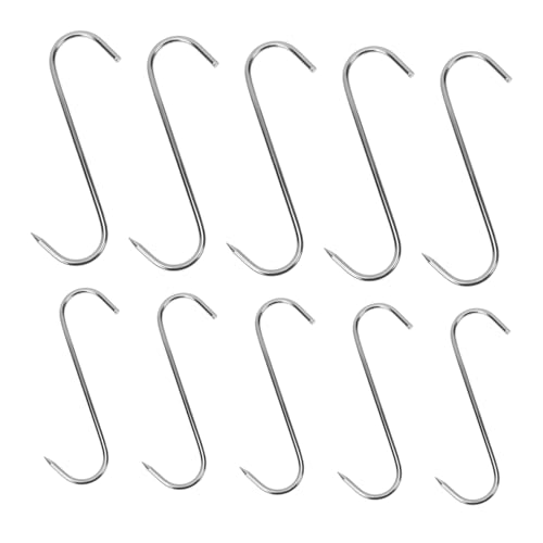 IMIKEYA 10 Pièces Crochet à Viande Boucher Pour Suspendre Jambon Poisson Sec Crochet De Boucher Multifonctionnel