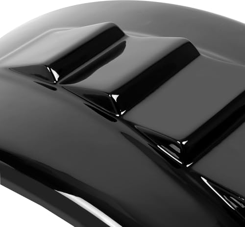 Kojem Rear Fender Compatible with 2015 2016 2017 2018 2019 Polaris Slingshot Base SL SE Model Bagger Hugger Style Fiberglass Painted Black