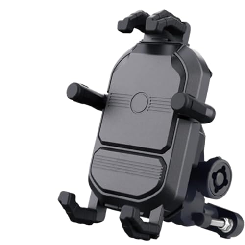 Support navigation GPS moto avec chargeur sans fil 15W antichoc pour guidon