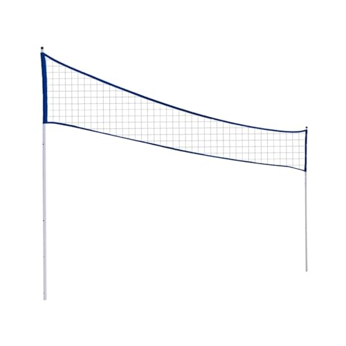 Red de voleibol para patio trasero, sistema de red de voleibol portátil, postes de acero de altura ajustable, juego de playa con red de voleibol, red de tenis plegable y ajustable para piscina, patio
