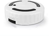 Générique Aspirateur Robot,LaveurAspirateur Robot 3 en 1,Navigation Intelligente,Mode de Nettoyage,Ultra-Mince Silencieux,Adapté aux Poils d'animaux,Idéal pour Tapi Sols Durs(Blanc)