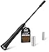 Price comparison product image Xtremeauto 23cm Car Aerial  Universal Bee Sting Radio Antenna, AM/FM Signal Booster, Short Replacement Car Aerial with M5/M6 Adapters  Black