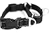 Mighty Paw Martingale Nylon Dog Collar - Martingale Training Collar - Slip Design for Controlled Pet Training Collars - Enhanced with Reflective Stitching for Safety - Black Dogs Collars Choker